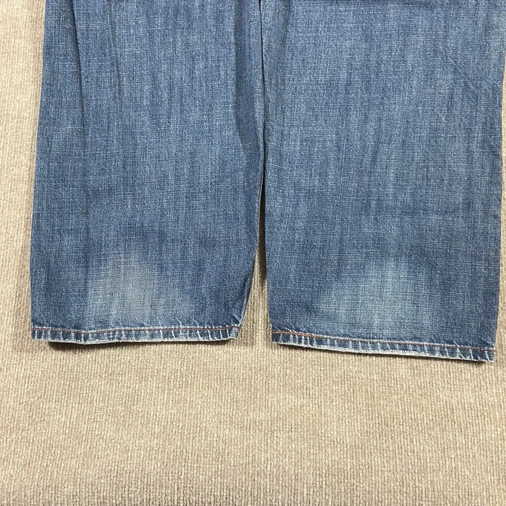 Levis Silvertab Jeans Mens 41x30 Baggy Fit Dark Wash Blue Denim Faded Skater Y2K